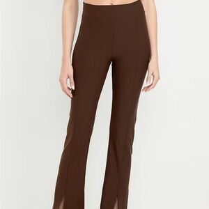 Old Navy Chocolate Brown Women's Flare Pants Power soft